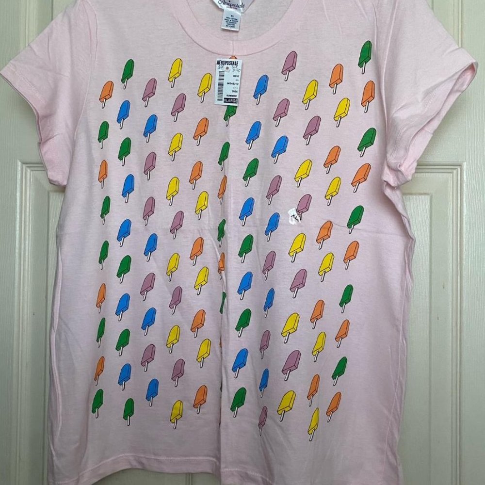 Aeropostale Vintage multicolor popsicles graphic tee